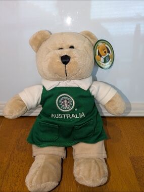 Starbucks Bearista Bear Australia Plush NWT Destination Series 2006